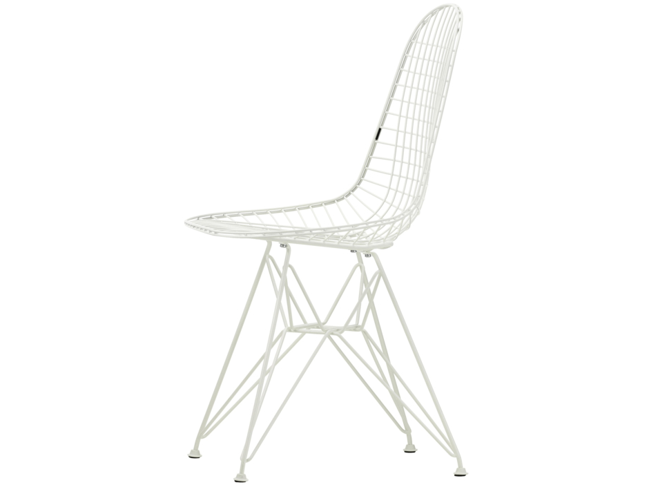 Vitra Wire Chair DKR Drahtuntergestell Charles & Ray Eames Outdoor weiss pulverbeschichtet 